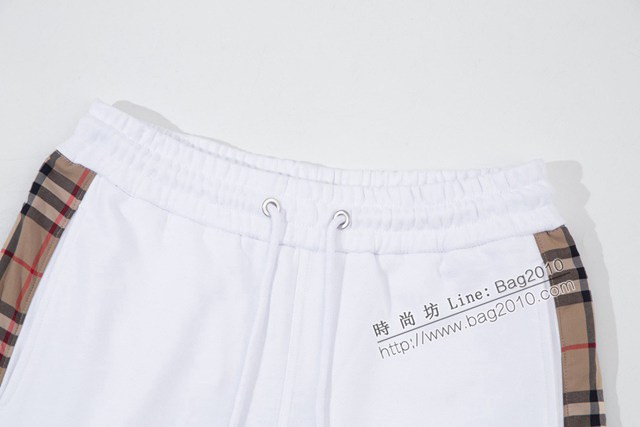 Burberry專櫃巴寶莉2023SS新款拼接格子短褲 男女同款 tzy2747